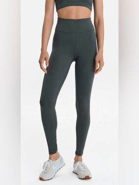 MATE the Label Organic Stretch Full Length Legging Forest Green NWT Size M